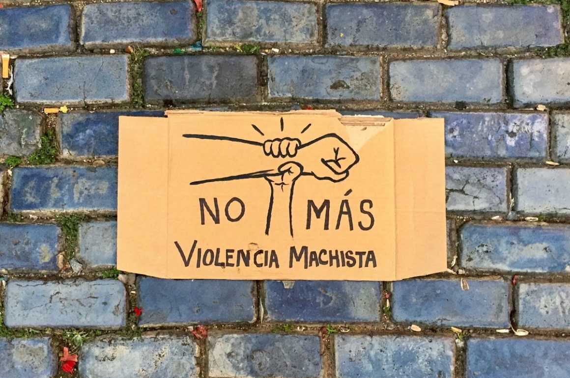 No más violencia machista / Ilustración de Andrea P. Montañez González