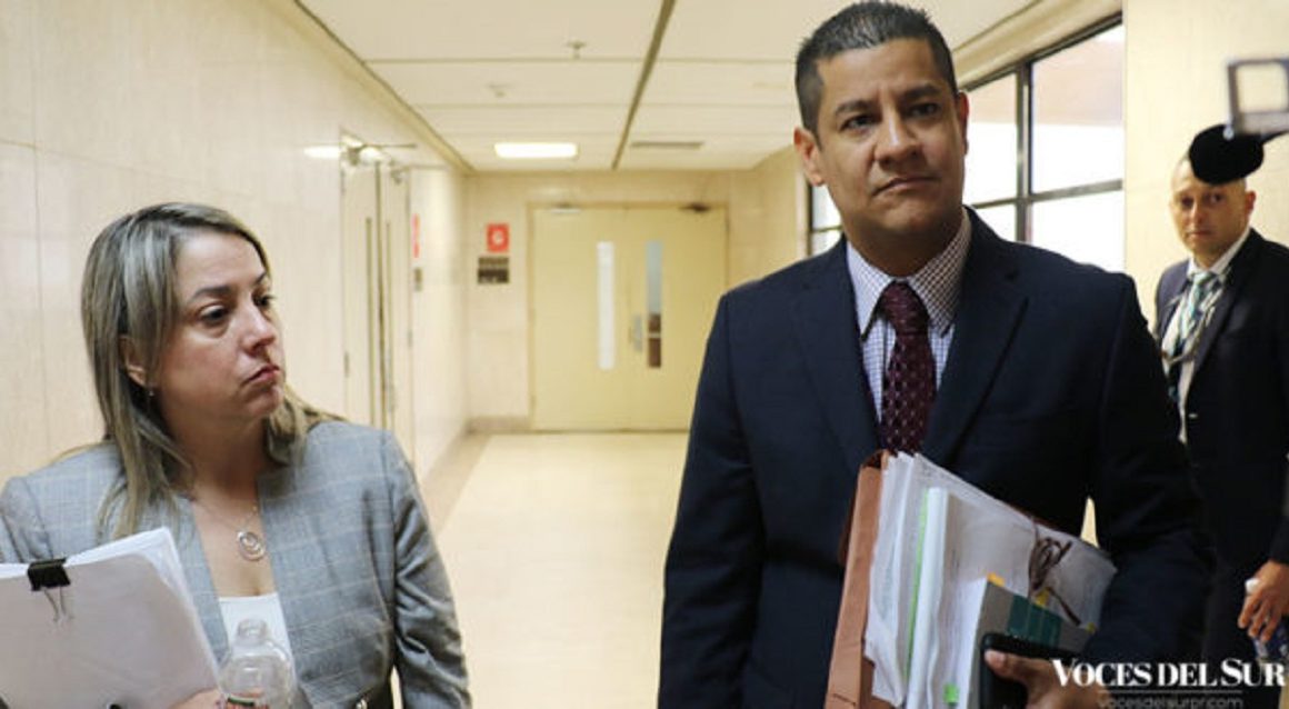 La fiscal de distrito de Ponce, Marjorie Gierbolini, y el fiscal Ildefonso Torres Rodríguez