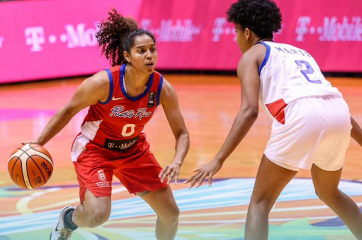 Puerto Rico frente a República Dominicana en AmeriCup 2019 de baloncesto femenino