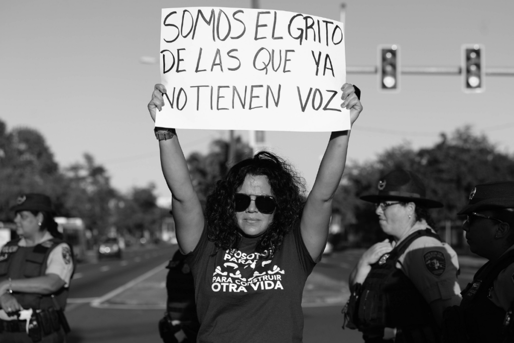 Manifestación contra la violencia de género en Puerto Rico y la indolencia de la Policía