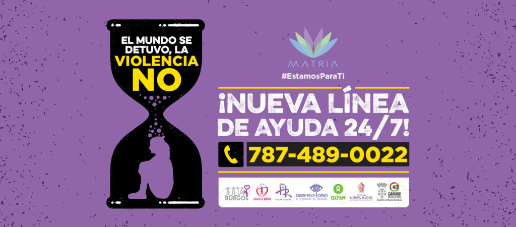 Nueva línea para atender casos de violencia hacia la mujer 787 489-0022