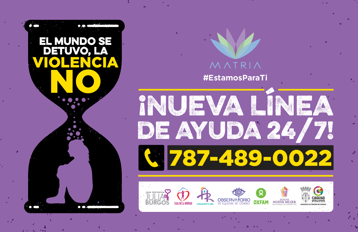 Nueva línea para atender casos de violencia hacia la mujer 787 489-0022