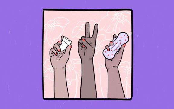 Usa de copa menstrual y toallas sanitarias en Puerto Rico