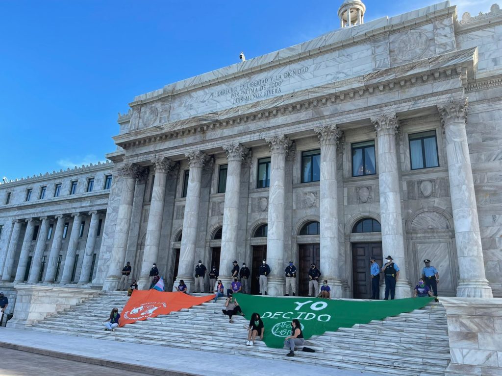 Manifestación en defensa del derecho al aborto 11 de enero de 2021