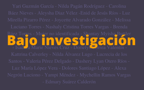 25 feminicidios de 2020 sin esclarecer