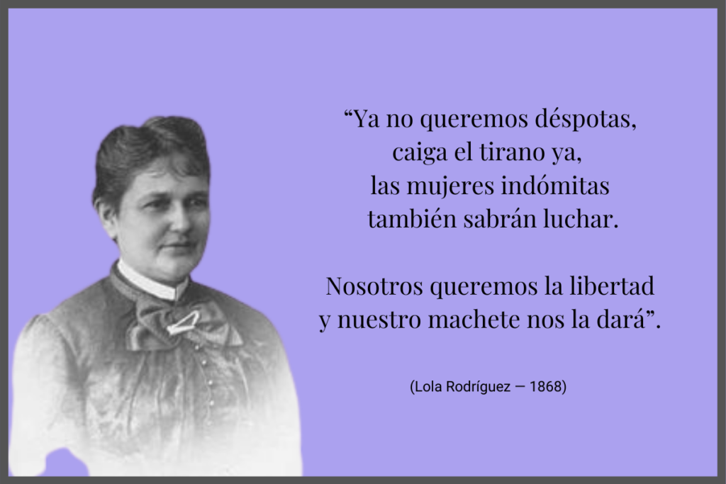 Lola Rodríguez y La Borinqueña