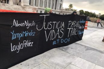 Trans Day of Remembrance Puerto Rico noviembre 2020