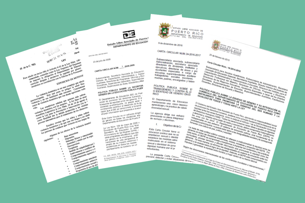 Más de 10 años por la perspectiva de género en la educación en Puerto Rico