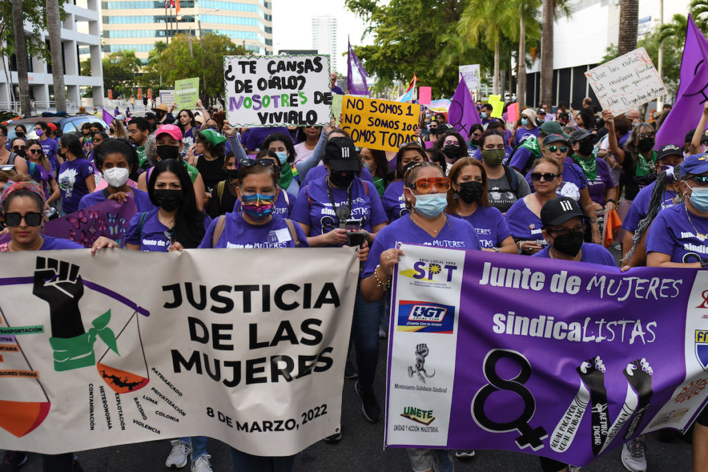 Marcha Justicia de las Mujeres - 8 de marzo de 2022 / Foto por Ana María Abruña Reyes