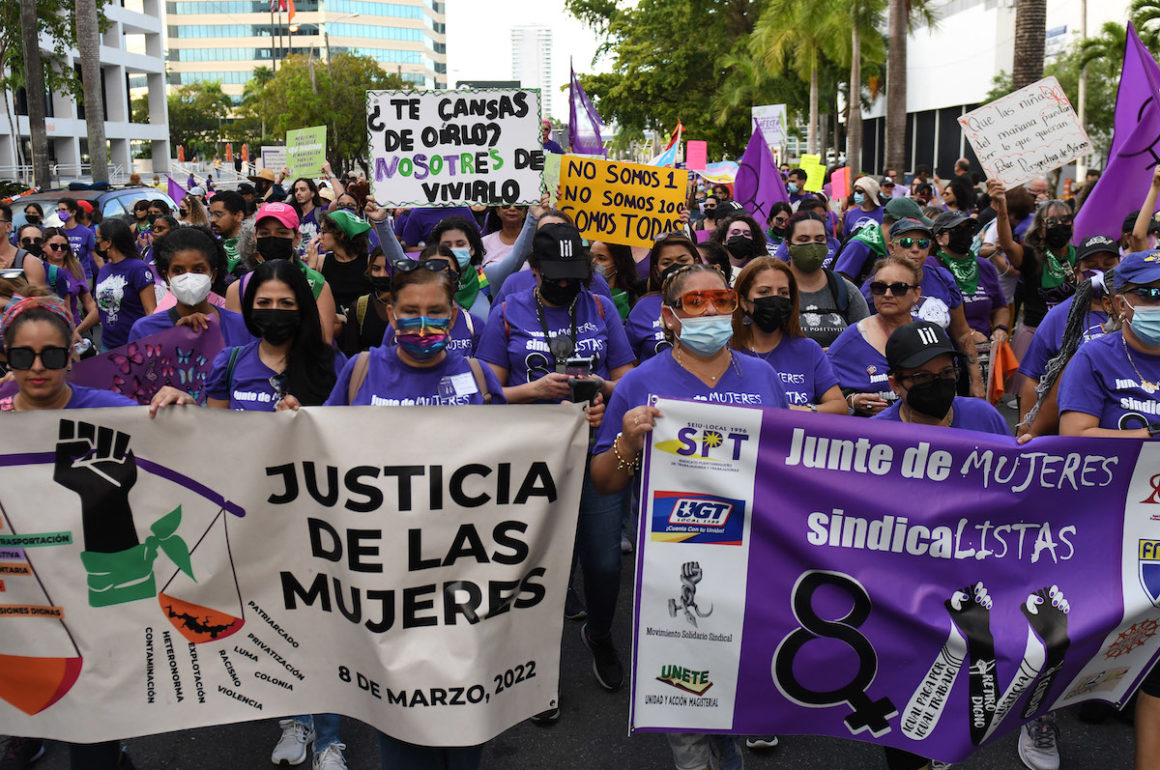 Marcha Justicia de las Mujeres - 8 de marzo de 2022 / Foto por Ana María Abruña Reyes