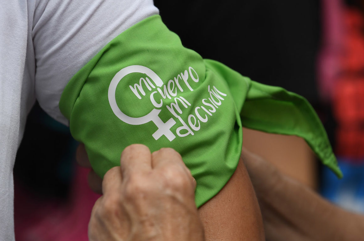 Manifiesta de la Marea Verde de Puerto Rico por el derecho al aborto