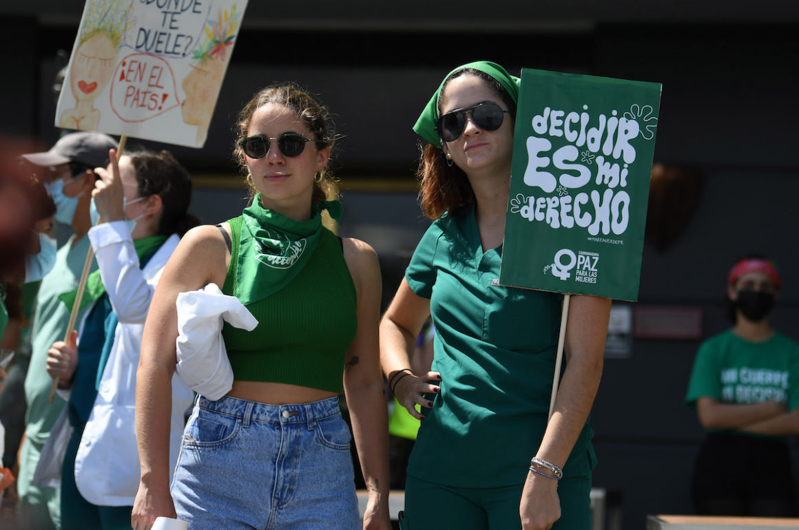 Marcha Marea Verde Puerto Rico 28 de mayo de 2022