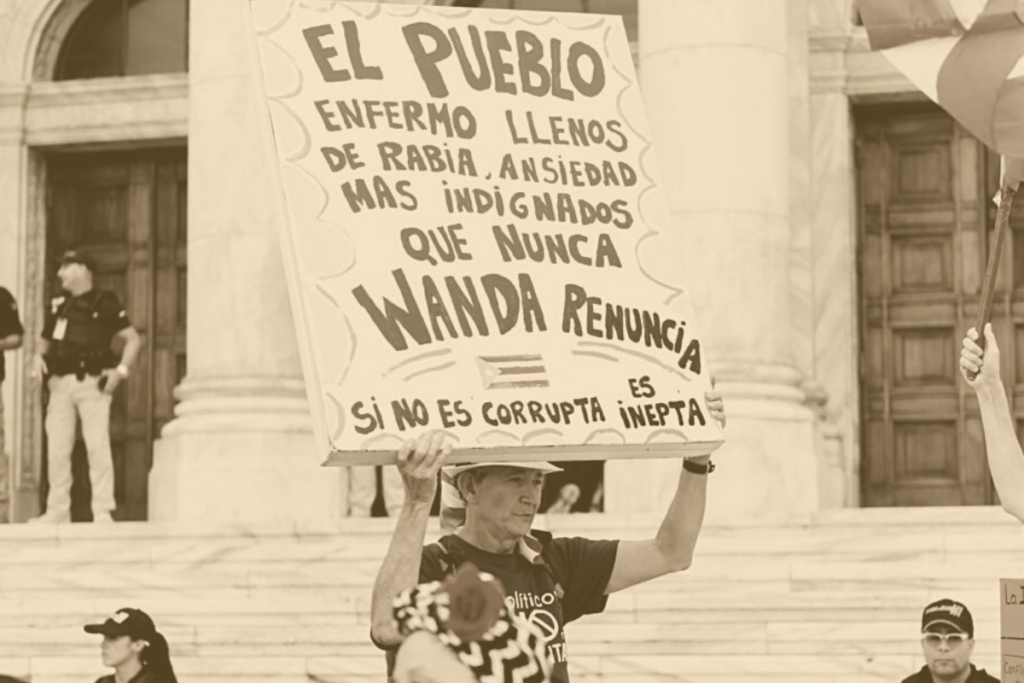 Manifestación Wanda Vázquez Garced