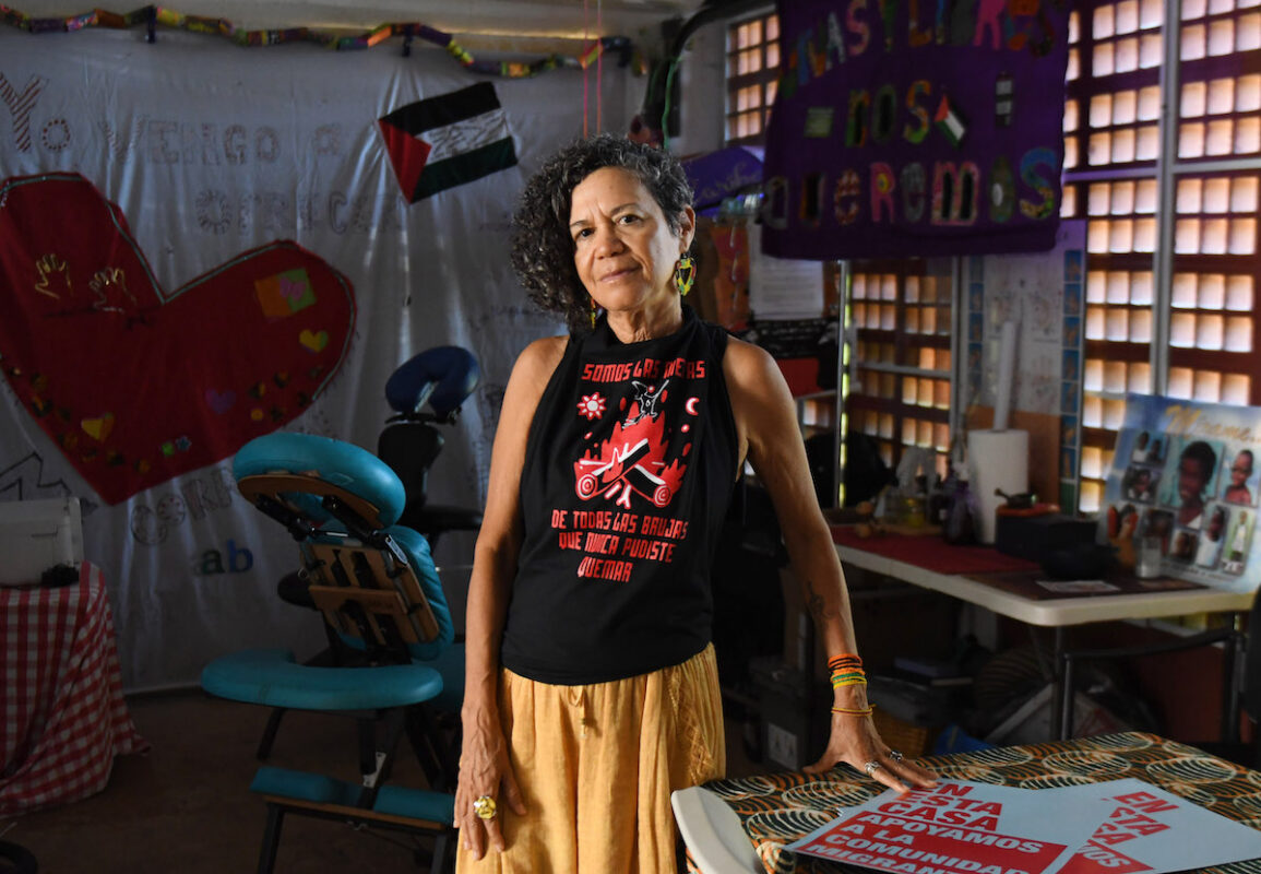 Hilda Guerrero en Comuna Caribe